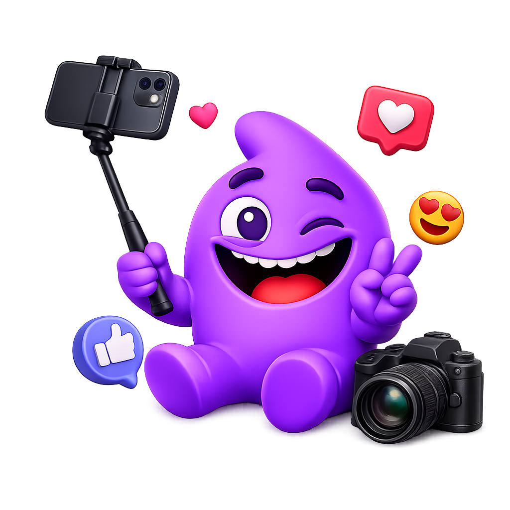 Popy, the PopMe app mascot