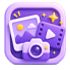 Illustration of photos and videos captured in the moment on PopMe